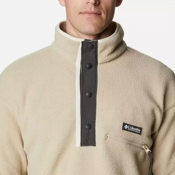Columbia XL Mens Helvetia 1/2 Snap Fleece Pullover - Picture 9 of 9